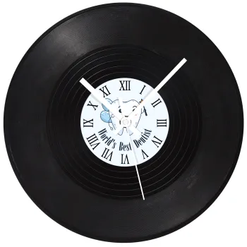 World's Best Dentist, Ρολόι τοίχου Βινύλιο (30cm)