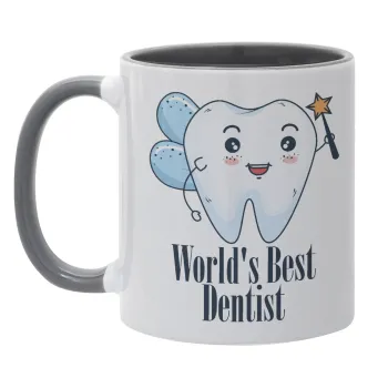 World's Best Dentist, Mug colored grey, ceramic, 330ml