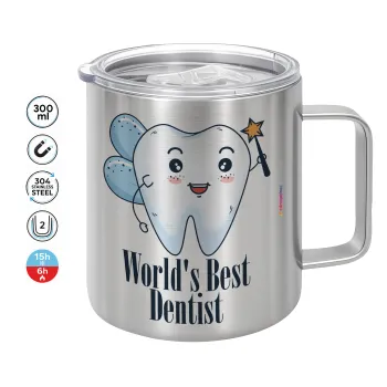 World's Best Dentist, Mug Stainless steel double wall 300ml