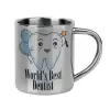 Mug Stainless steel double wall 300ml