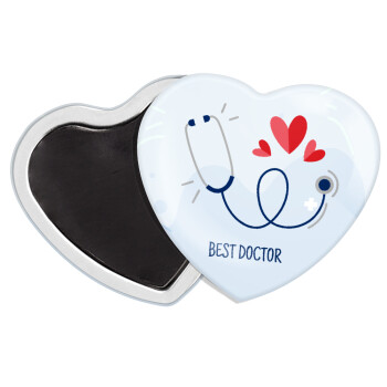 Best Doctor, Μαγνητάκι καρδιά (57x52mm)