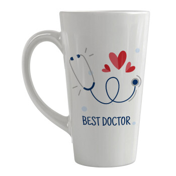 Best Doctor, Κούπα κωνική Latte Μεγάλη, κεραμική, 450ml
