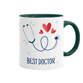 Best Doctor, Mug colored green, ceramic, 330ml
