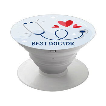 Best Doctor, Phone Holders Stand  Λευκό Βάση Στήριξης Κινητού στο Χέρι
