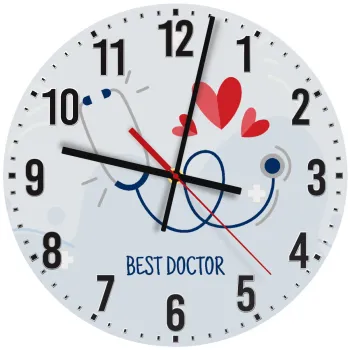 Best Doctor, Ρολόι τοίχου ξύλινο (30cm)