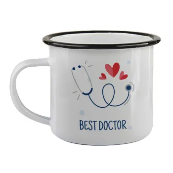 Best Doctor, Κούπα εμαγιέ με μαύρο χείλος 360ml