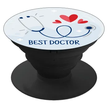 Best Doctor, Phone Holders Stand  Black Hand-held Mobile Phone Holder