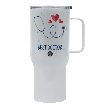 Best Doctor, Tumbler με καπάκι, διπλού τοιχώματος (θερμό) 750L