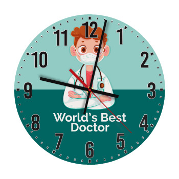 World's Best Doctor, Ρολόι τοίχου ξύλινο (30cm)