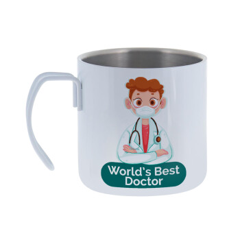 World's Best Doctor, Mug Stainless steel double wall 400ml
