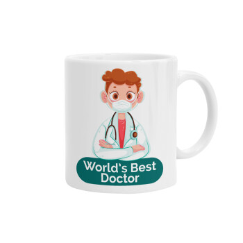 World's Best Doctor, Κούπα, κεραμική, 330ml (1 τεμάχιο)