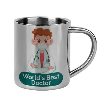World's Best Doctor, Mug Stainless steel double wall 300ml
