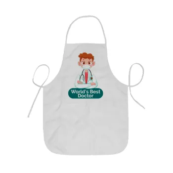 World's Best Doctor, Ποδιά Σεφ ολόσωμη κοντή  Παιδική (44x62cm)