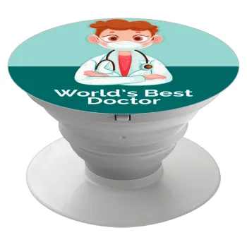 World's Best Doctor, Phone Holders Stand  Λευκό Βάση Στήριξης Κινητού στο Χέρι
