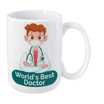 World's Best Doctor, Κούπα Mega, κεραμική, 450ml