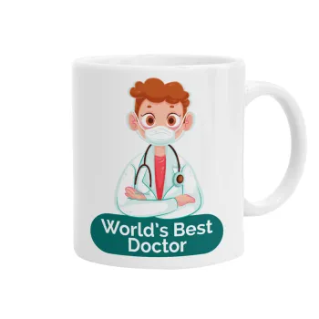 World's Best Doctor, Ceramic coffee mug, 330ml
