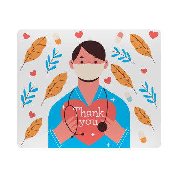 Doctor Thanks You, Mousepad rect 23x19cm