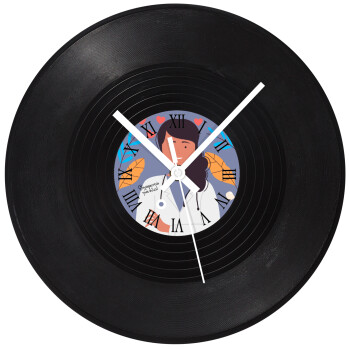 Ευχαριστώ για όλα γιατρέ, Ρολόι τοίχου Βινύλιο (30cm)