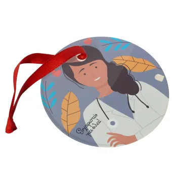 Doctor Thanks You, Christmas ornament glass 9cm