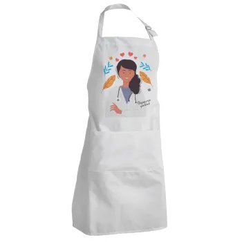 Doctor Thanks You, Adult Chef Apron (with sliders and 2 pockets)