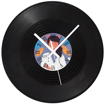 Ευχαριστώ για όλα γιατρέ, Ρολόι τοίχου Βινύλιο (30cm)