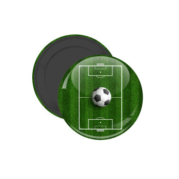 Soccer field, Γήπεδο ποδοσφαίρου, Μαγνητάκι ψυγείου στρογγυλό διάστασης 5cm