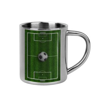 Soccer field, Γήπεδο ποδοσφαίρου, Mug Stainless steel double wall 300ml