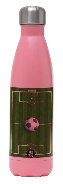Soccer field — Μεταλλικό παγούρι θερμός Ροζ Ματ (Stainless steel), διπλού τοιχώματος, 500ml
