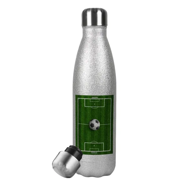 Soccer field — Glitter Aσημένιο (500ml)