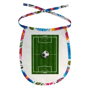 Soccer field, Γήπεδο ποδοσφαίρου, Σαλιάρα μωρού αλέκιαστη με κορδόνι Χρωματιστή