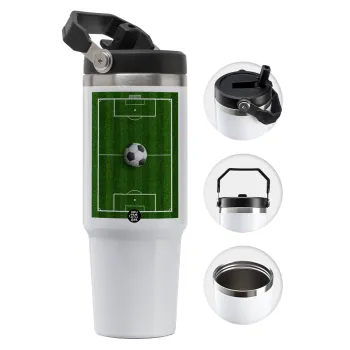 Soccer field, Γήπεδο ποδοσφαίρου, Θερμός Ανοξείδωτο 30oz με χερούλι