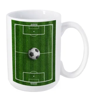 Soccer field, Γήπεδο ποδοσφαίρου, Κούπα Mega, κεραμική, 450ml