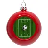 Red Christmas tree ornament bauble 8cm