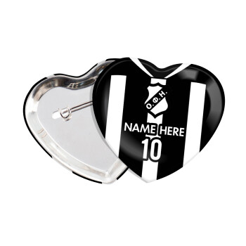 ΟΦΗ εμφάνιση, Κονκάρδα παραμάνα καρδιά (57x52mm)