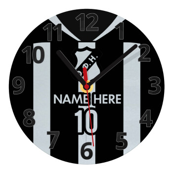 ΟΦΗ εμφάνιση, Ρολόι τοίχου γυάλινο (20cm)