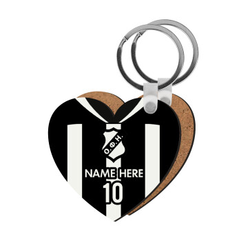 ΟΦΗ εμφάνιση, Μπρελόκ Ξύλινο καρδιά MDF