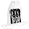 Backpack pouch GYMBAG white (28x40cm)