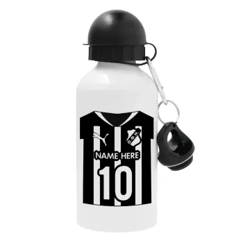 ΟΦΗ εμφάνιση, Metal water bottle, White, aluminum 500ml