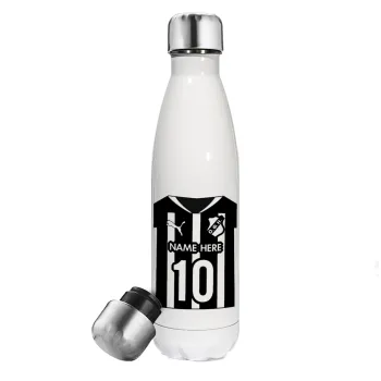 ΟΦΗ εμφάνιση, Metal mug thermos White (Stainless steel), double wall, 500ml
