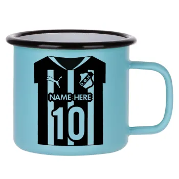 ΟΦΗ εμφάνιση, Κούπα Μεταλλική εμαγιέ ΜΑΤ σιέλ 360ml