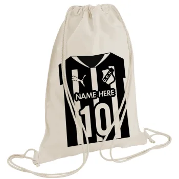 ΟΦΗ εμφάνιση, Backpack bag GYMBAG natural (28x40cm)