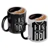 Color changing magic Mug, ceramic, 330ml when adding hot liquid inside, the black colour desappears (1 pcs)