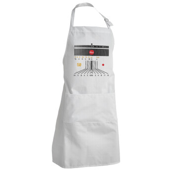 Leica Lens, Adult Chef Apron (with sliders and 2 pockets)