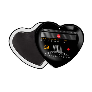 Leica Lens, Μαγνητάκι καρδιά (57x52mm)