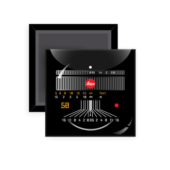 Leica Lens, Μαγνητάκι ψυγείου τετράγωνο διάστασης 5x5cm
