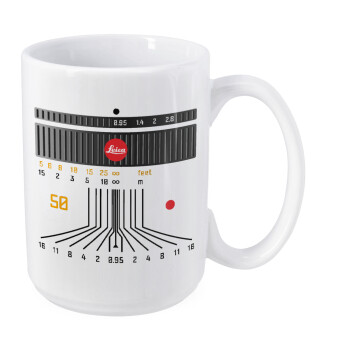 Leica Lens, Κούπα Mega, κεραμική, 450ml