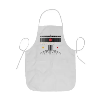 Leica Lens, Ποδιά Σεφ ολόσωμη κοντή  Παιδική (44x62cm)