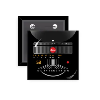 Leica Lens, Κονκάρδα παραμάνα τετράγωνη 5x5cm