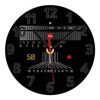 Leica Lens, Ρολόι τοίχου γυάλινο (20cm)