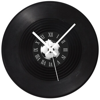 Μπάλα ποδοσφαίρου, Ρολόι τοίχου Βινύλιο (30cm)